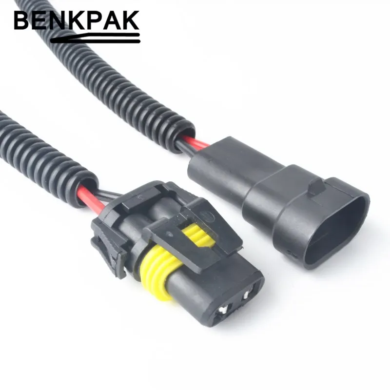 

Flame retardancy Wiring Harness Socket H8 H9 H11 Wire Connector 9005 Plug Adapter for car HID LED Foglight Head Light