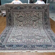 Yilong 8'x10' большой турецкий синий шерстяной ковер оверсайз синий шерстяной ковер(YHW367S8x10