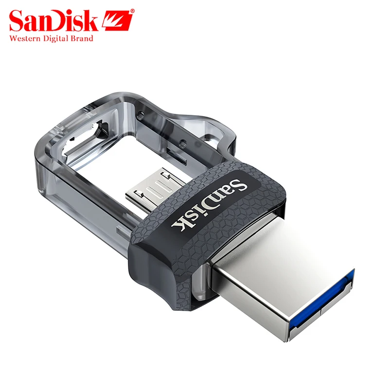 Sandisk USB Flash Drive 128GB 64GB 32GB 16GB Dual OTG Pen Drive High Speed Memory U Disk Micro USB3.0 Card SDDD3 For Phone or PC