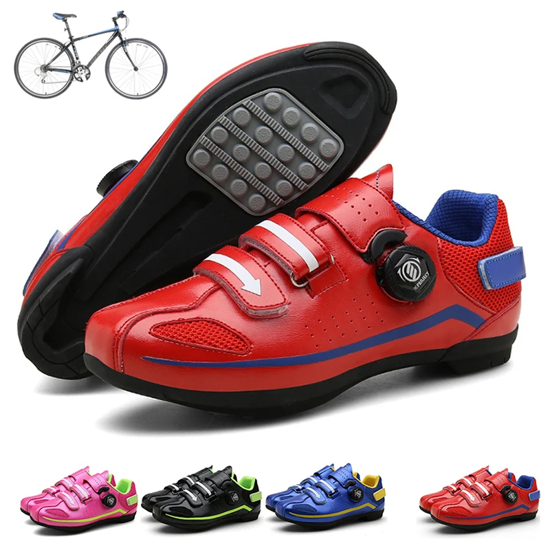 

Cycling Shoes Men Sneakers Women Mountain Bike Shoes Self-Locking Original Bicycle Shoes Athletic Racing Sneakers Rotary Button