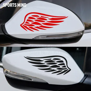 

1 Pair SPORTS MIND wing Rearview Mirror vinyl stickers Decal For PEUGEOT NISSAN OPEL SEAT HONDA TOYOTA ford focus accessories