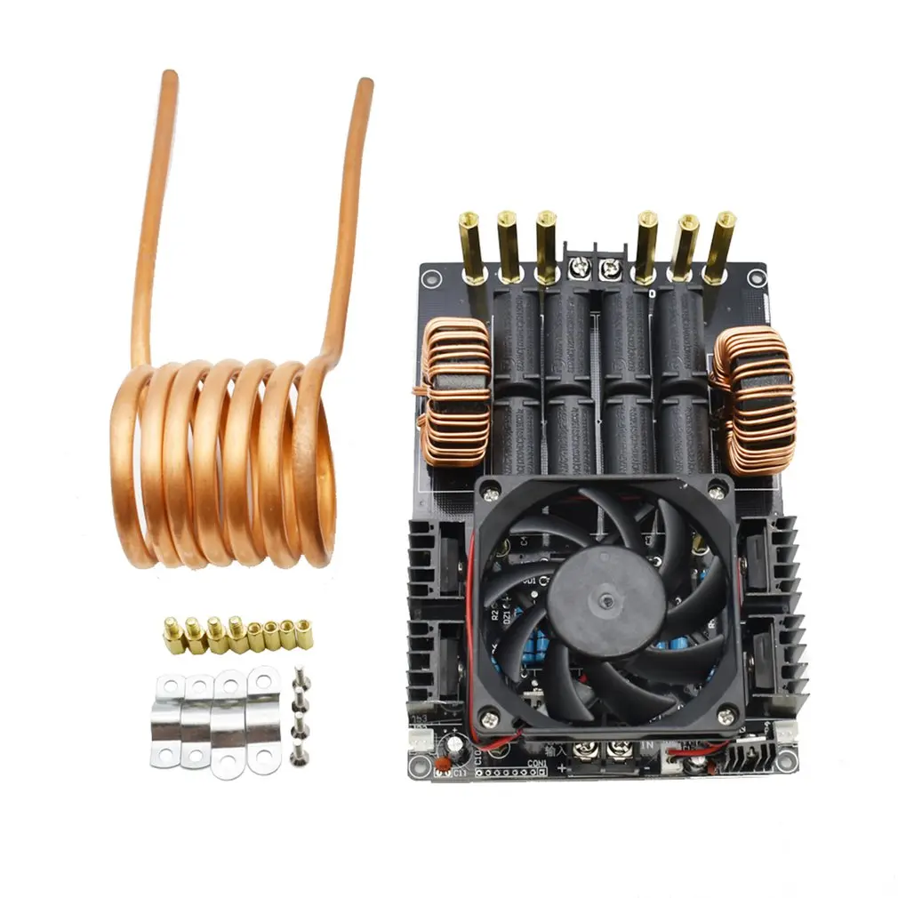

1KW ZVS Induction Heating Machine Module Low Voltage High Frequency DC12V-40V With Copper Tube