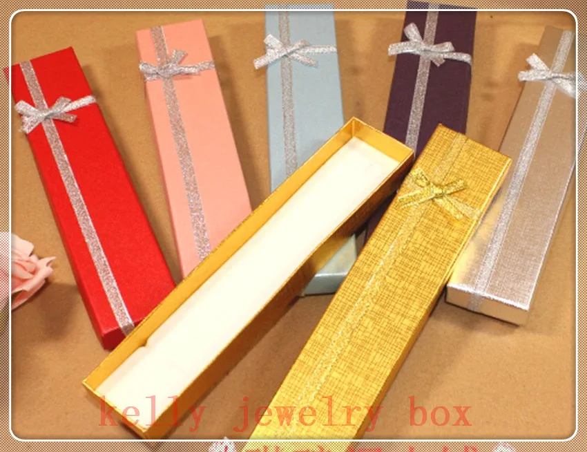 Wholesale High Quality Jewelry Box 48pcs/lot Mixed Color Cardboard