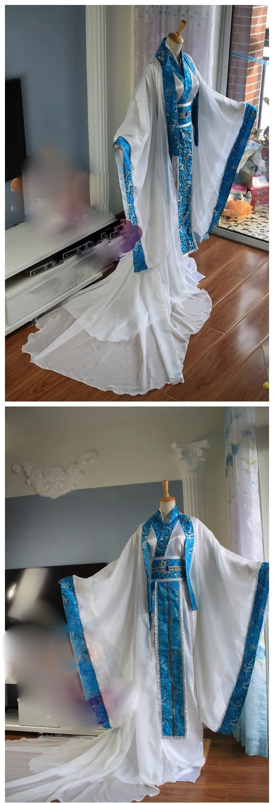 3 вида конструкций Shangguan Tou Prince Scholar синий белый мужской костюм Hanfu Cos Lan Zhuisi для Нового Аниме основатель диаболизма