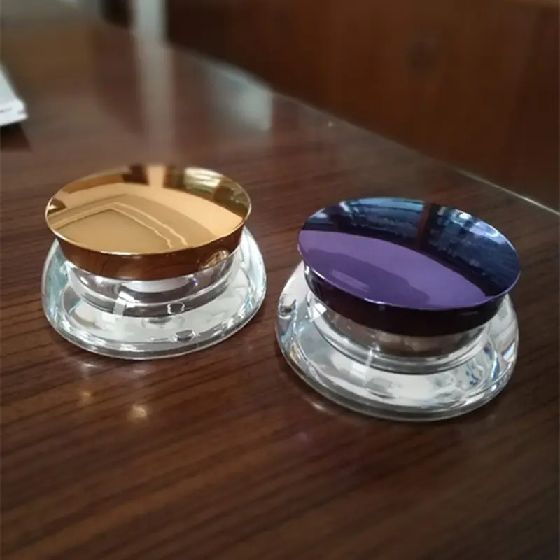 

15g Eye Cream Bottle gold purple Glass Packaging Bottles,Cream Jar packaging travel cosmetics bottles F20171668
