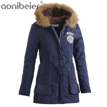 Aonibeier Parkas font b Women b font Coats Fashion Autumn Warm Winter Jackets font b Women