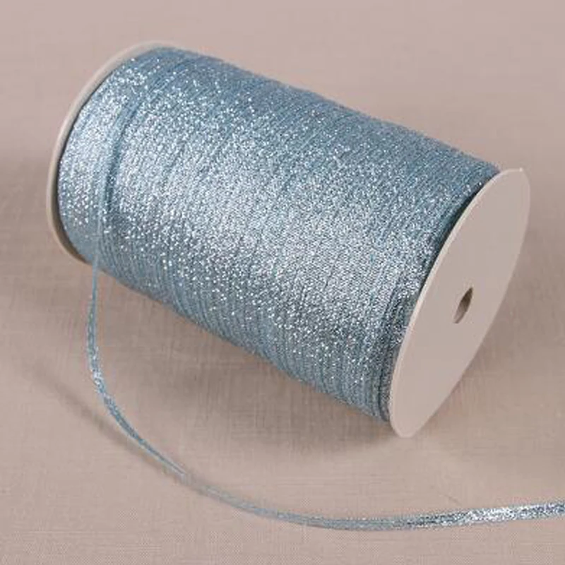 

790meters Sky Blue Onion Ribbon Wedding Party Festive Decoration Crafts Gifts Wrapping Apparel Sewing Fabric Supplies ueMaterial