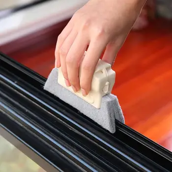 

OTHERHOUSE Window Groove Cleaning Brush Dust Cleaner Tile Corner Cleaner Window Slot Brushes Bathroom Kitchen Sink Scrubber