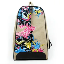 Dame Original Handgefertigte Retro Casual Rucksack frauen Leinwand Rucksäcke Weiblichen Beiläufigen Reisetaschen LP-02
