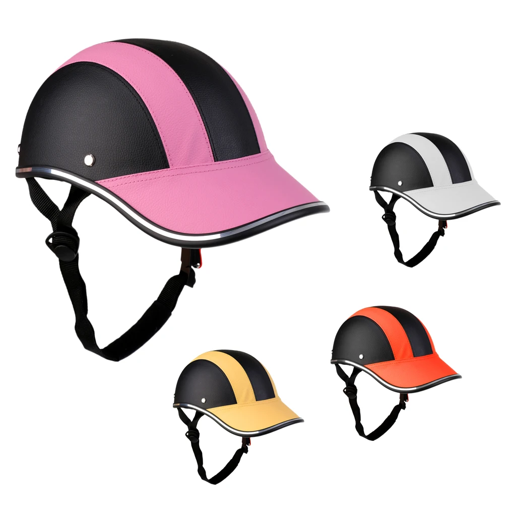 Полиуретановый уличный мотоциклетный шлем для мотокросса, езды на велосипеде, полушлем, бейсбольная кепка, пенопластовая шапка