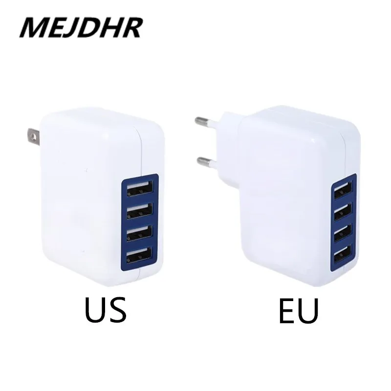 

HSTRADE 4 Port USB adapter device 5 V 3A Charger Can be used Apple millet Samsung Brand mobile phone