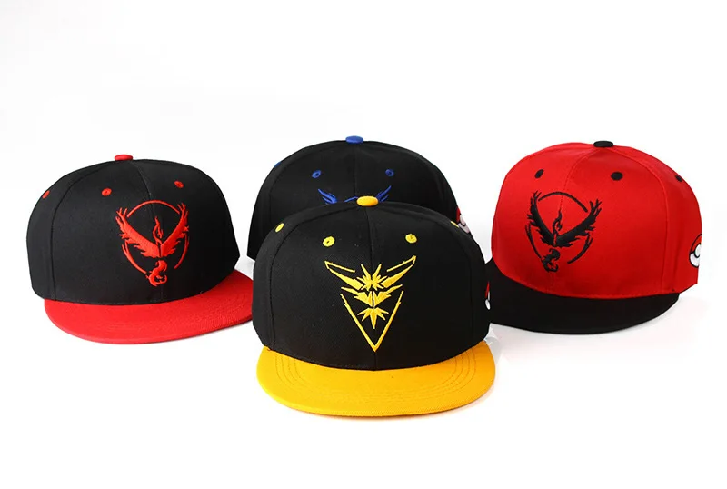 Новые Pokemon Go Pocket Monster snapback шапки хип-хоп орфографический цвет хлопок NY LA Брендовые мужские женские регулируемые Хлопковые бейсболки