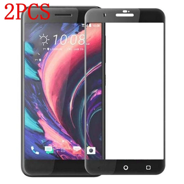 Закаленное стекло с полным покрытием для HTC One X10 2 шт. защита экрана защитная