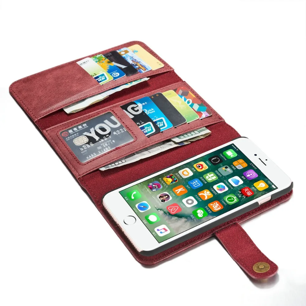 DG. ming Премиум кожаный флип чехол для iPhone 6 6S многофункциональный разъем карты Чехол для iphone6 плюс Чехол для iPhone 6S плюс
