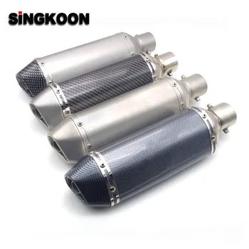 

FOR Honda CBR 600RR 500R 400R 300R 250R 125R 650F Motorcycle Exhaust Pipe Muffler Escape Stainless Silencer with DB KILLER 51mm