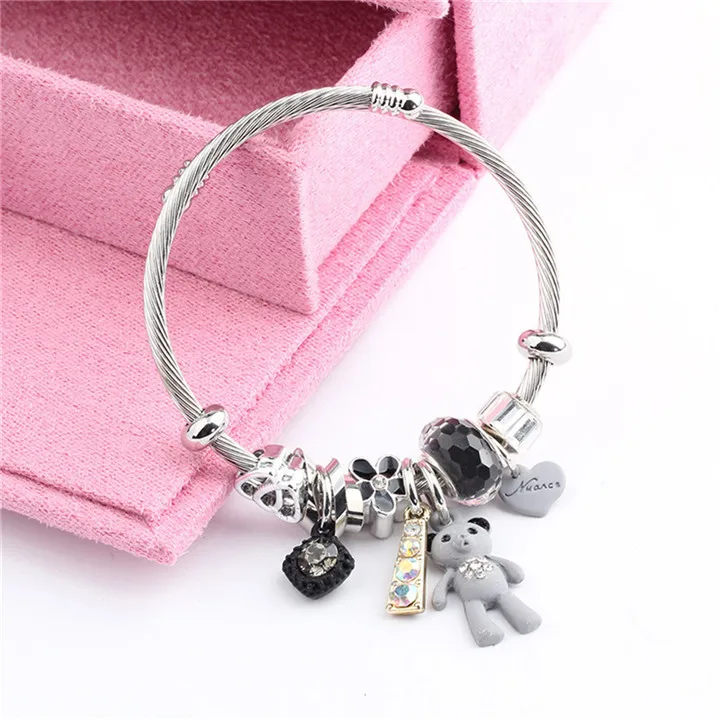 11  Cable Wire Bracelets Bangles Wedding Gifts For Guests Party Supplies Handmade Diy Jewelry Pendant Bracelet Bangle For Women
