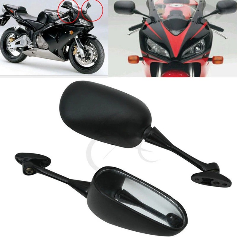 Motorcycle One Pair black Rear View Mirror For HONDA CBR Motorcycle One Pair black Rear View Mirror For HONDA CBR