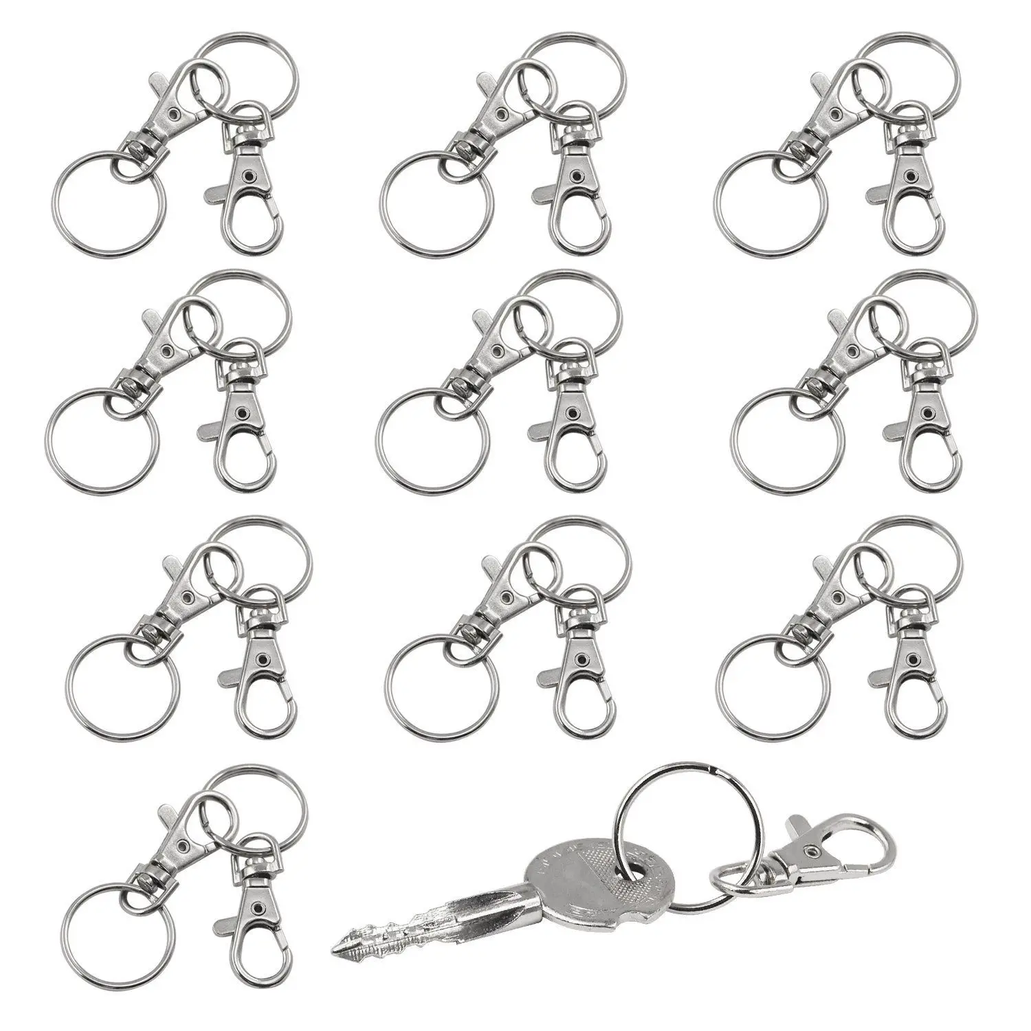 DSGS 20 небольшие съемные колпачки для ключей-Карабин брелок-косметика и ювелирные изделия