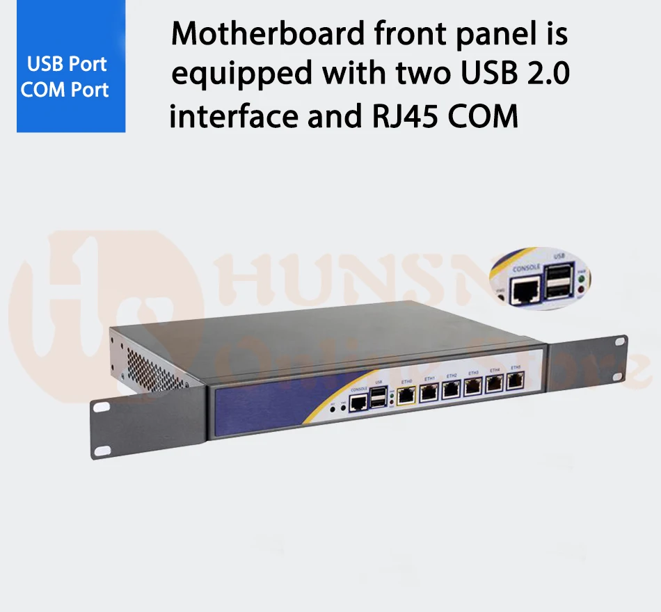 Firewall Mikrotik Pfsense Router PC 2117U HUNSN COM RS05 (04)