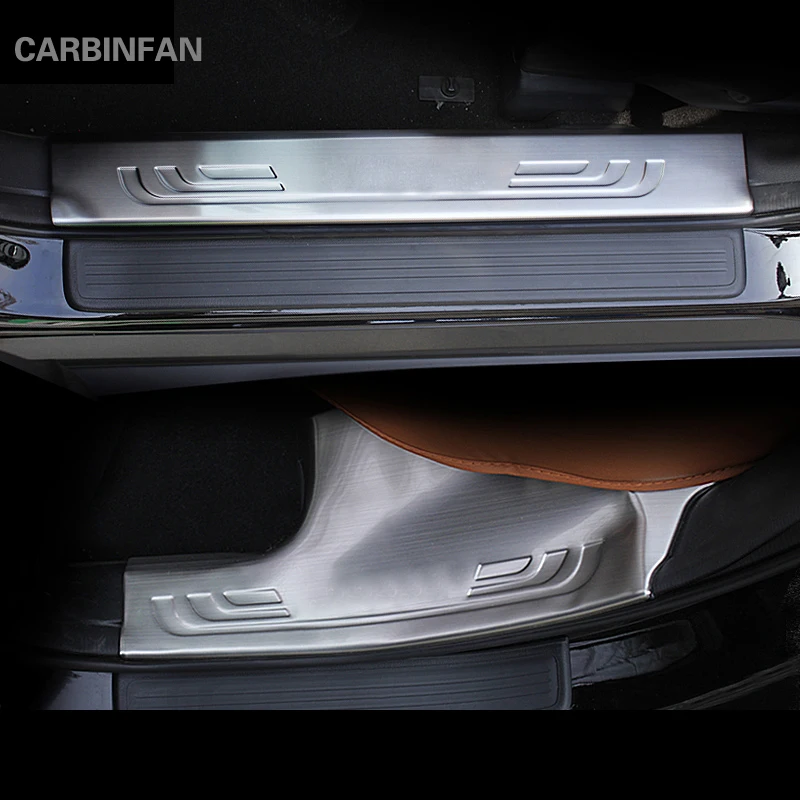 Нержавеющая сталь автомобиля стикер порога Накладка 4 шт./лот для Хонда сrv CR-V 2012 2013 C118