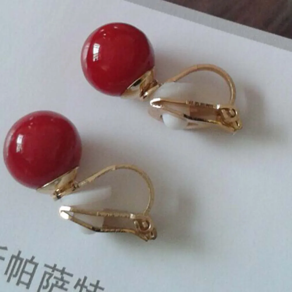 JIOFREE Fashion Simple pearl clip on Earrings Non Piercing For Women Elegant Simulated Pearl Jewelry Brincos ear clip earrings clip earrings ear clip ear accessories