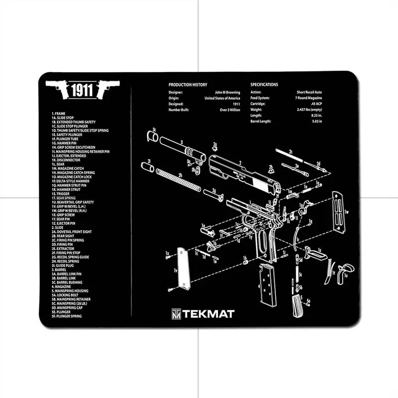 MaiYaCa CS GO запасные части для ружья m14 AR15 HK45 AK47 98 K геймер Скорость мыши розничной резиновый коврик для мыши самодельные картины компьютер игровой коврик для мыши - Цвет: 25X29cm