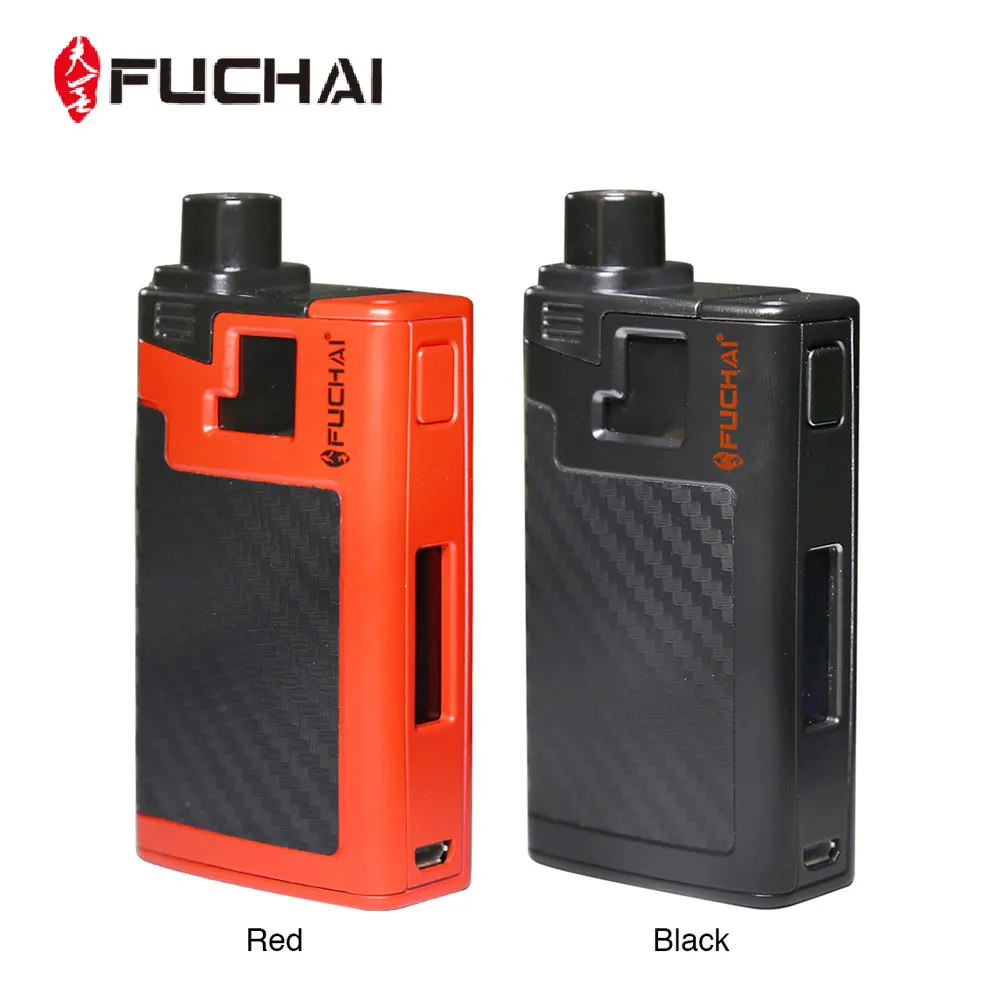 

Original Fuchai Wildfox AIO Starter Kit w/ Built-in 2000mAh Battery & 6ml Huge Atomizer Cartridge Max 40W Output Huge Power Vape