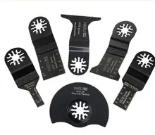 FREE SHIPPING: (6pcs/set) Wood working Oscillating Multi tools Saw Blades Accessories fit for Multimaster power tools as Fein
