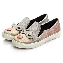 2016 New Spring Women Loafers Casual Flats Heels Round Toe Pink Red Loafer Shoes Comfort Women Single Shoes Plus Size 40-43 z3.5
