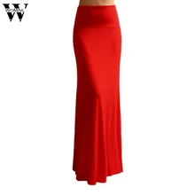 WOMAIL Европа сексуальный однотонный длинная юбка Сексуальная посылка хип пляжные юбки половина тела юбка подолом разной длины юбки N6
