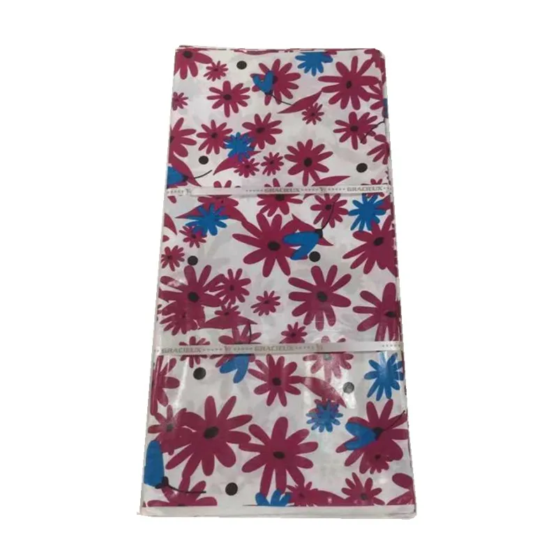 

2017 Damask Malian Bazin Riche Brocade Fabric with Flower Pattern for Garment in 10 yards per piece