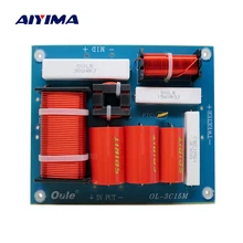 AIYIMA 1 шт. 500 Вт динамик 3 Way кроссовер с делителем частоты мульти ВЧ СЧ бас аудио динамик s фильтр