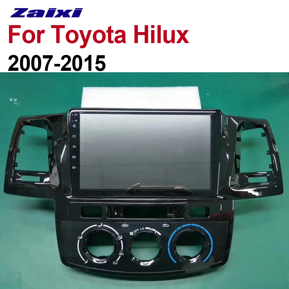 ZaiXi " Android автомобильный мультимедийный gps аудио Радио стерео для Toyota Hilux 2007~ стиль навигации NAVI BT wifi