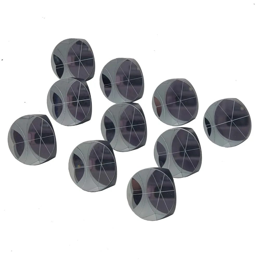 

10pcs Silver Coated 1inch Corner Cube Prism 25.4mm Trihedral Retroreflector