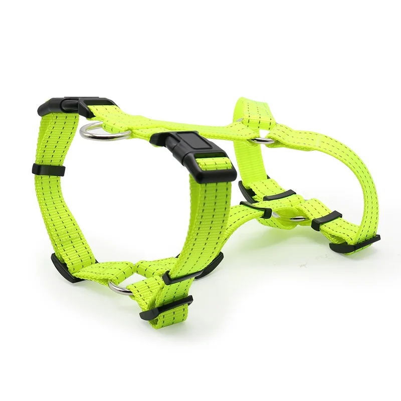 H Style Dog Harness Nylon Reflective Pet Harness Vest adjustable dogs