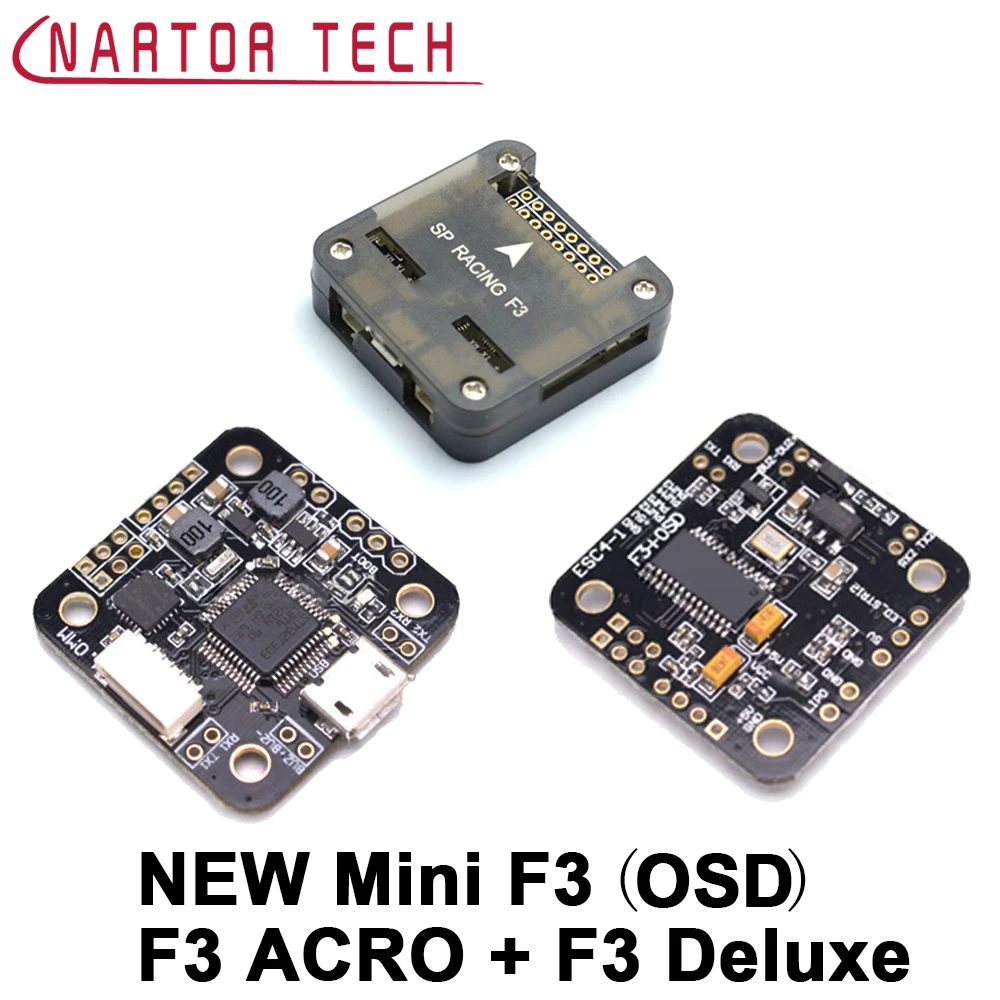 

Nartor F3 Flight Control SP Pro Racing F3 Flight Control Deluxe Version New Mini F3+OSD for Mini 250 210 Quadcopter Racing Drone