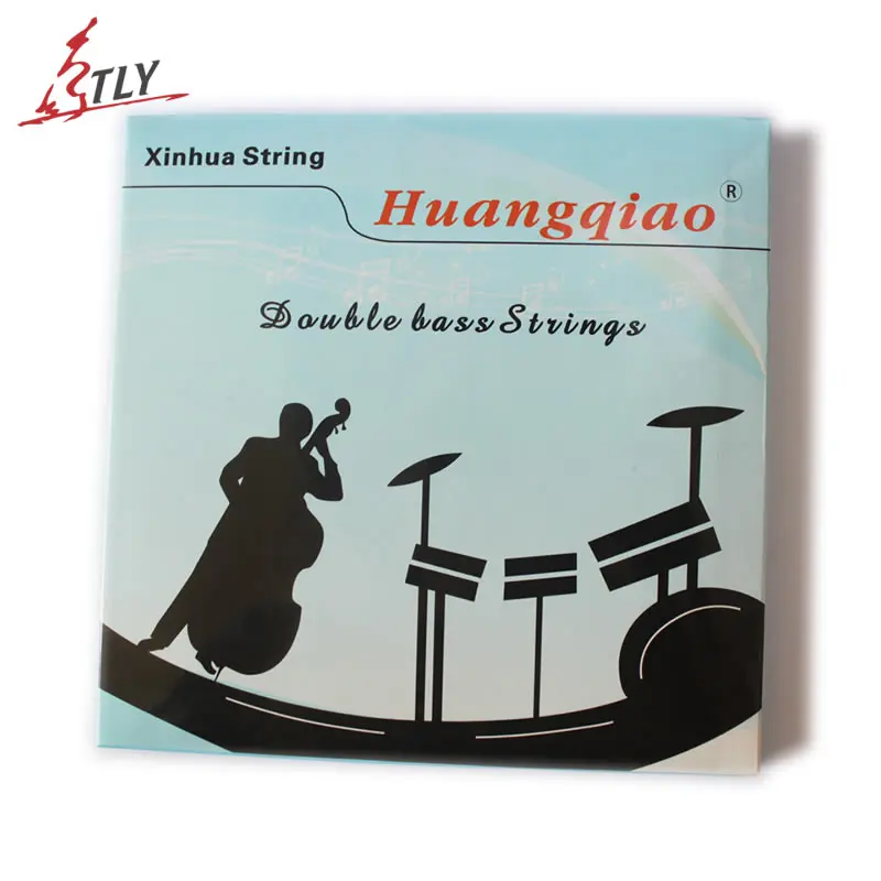 

Brand Xinhua Double Bass Strings 4Pcs/set Beginner Students Steel Bass Strings