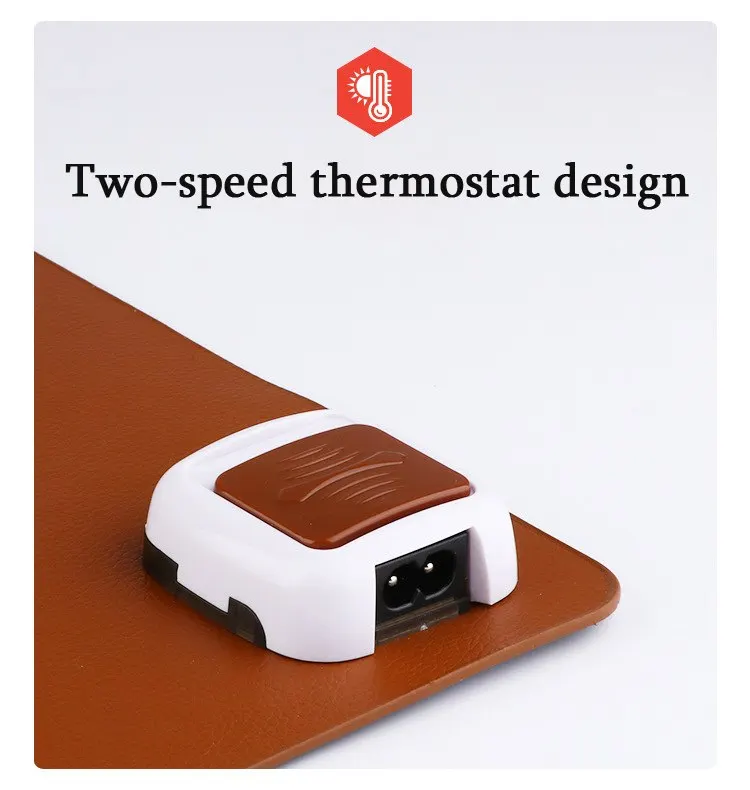  220V Winter Heating Office Mousepad Laptop Keyboard Mat Waterproof Gaming Mice Heater Warmer Heated