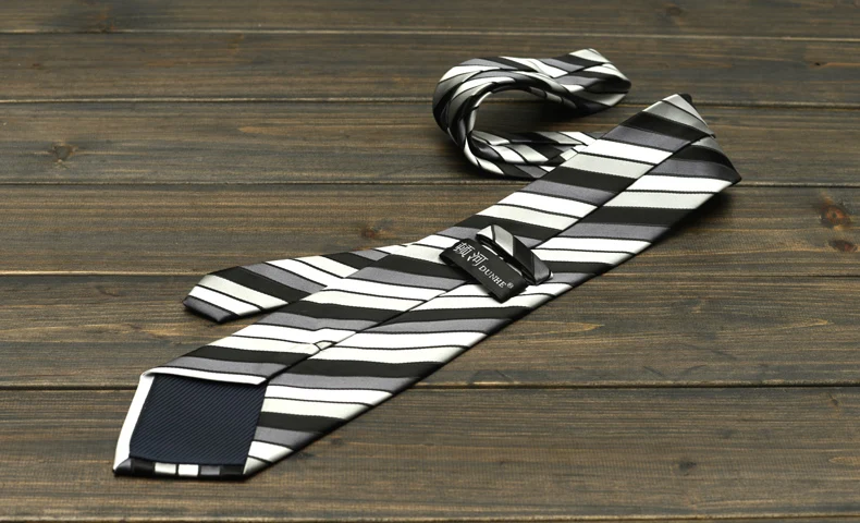 Higy качественные брендовые классические жаккардовые переплетения серый полосатый галстук мода 9 см галстук галстуки для Бизнес Формальная