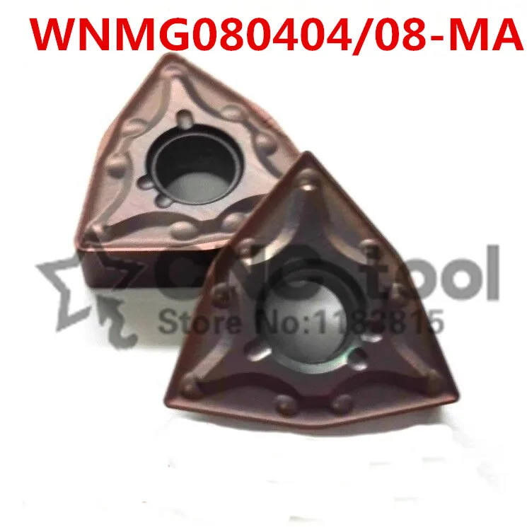 10 шт. wnmg080404-hs/wnmg080408-hs cnc карбида Подставки, Токарные станки инструмент, используется для нержавеющей стали и стали для MWLNR/wwlnr