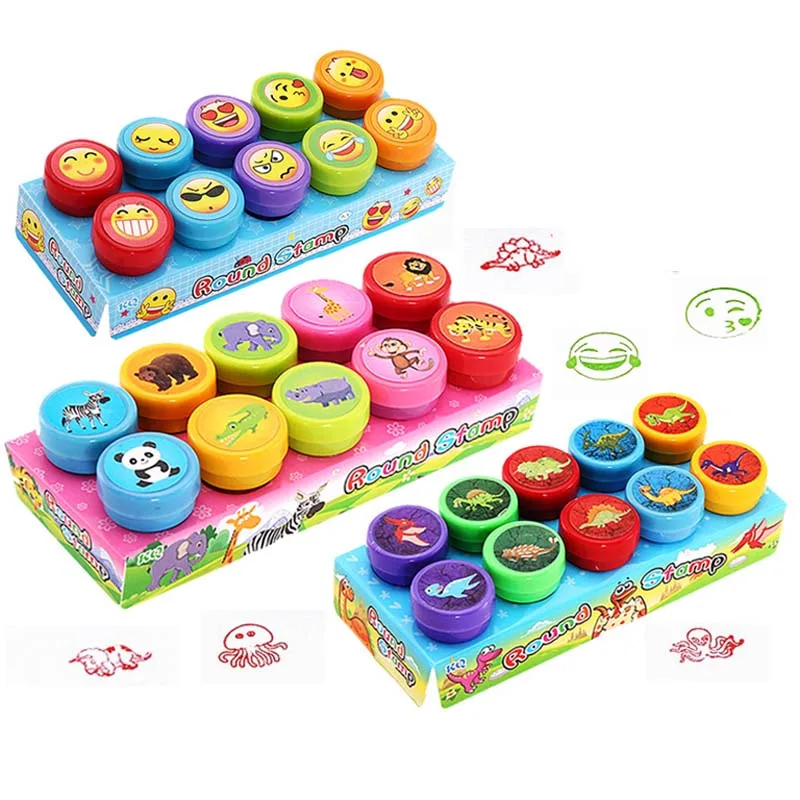 

24PCS Self-ink Stamps Children Drawing Toy Set Kids Party Favors Event Birthday Gift Toys Boy Girl Goody Bag Pinata Fillers