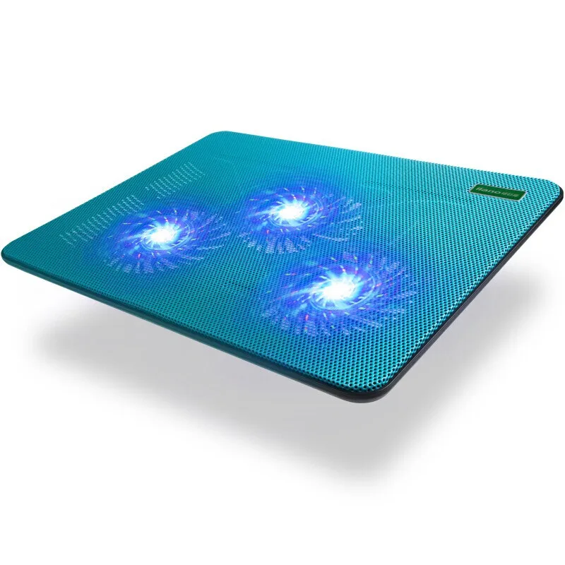

Three Fans Lightweight Portable Cooling Pads CoolCold K19 USB Super Cool Game Notebook Cooler Pad for 14 15.6 17 inch Laptops