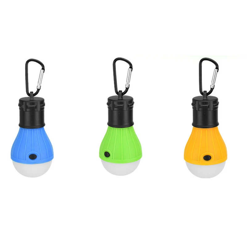

Mini Portable Tent Light LED Bulb Emergency Lamp Waterproof Hanging Hook Camping Flashlight WWO66