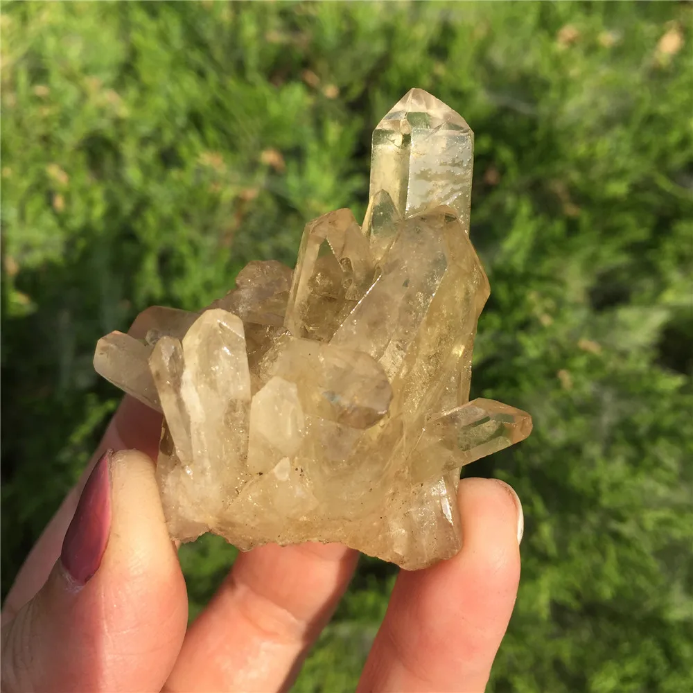 

Natural Citrine Quartz Crystal Cluser Rough Quartz Point Stone Mineral Specimen Healing Stones