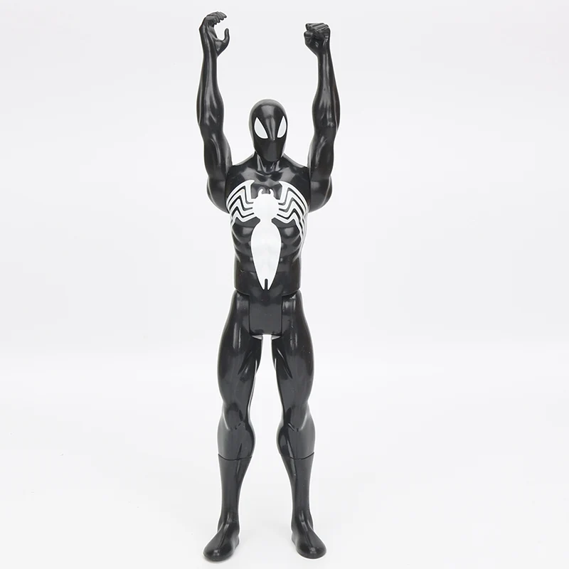1" 30 см Marvel Мстители черный костюм Человек-паук фигурка игрушка Человек-паук Коллекционная модель игрушки Железный человек Тор