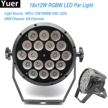 Good Quality LED Flat Par 18x12W RGBW DMX Led Par Lighting Disco DJ Par RGBW 4IN1 DMX LED Flat Par Light LED Lamp цена Good Quality LED Flat Par 18x12W RGBW DMX Led Par Lighting Disco DJ Par RGBW 4IN1 DMX LED Flat Par Light LED Lamp цены онлайн