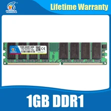 DDR1 2GB 2X1GB DDR 1 gb pc3200 ddr400 400MHz 184Pin Desktop ddr memory CL3 DIMM RAM