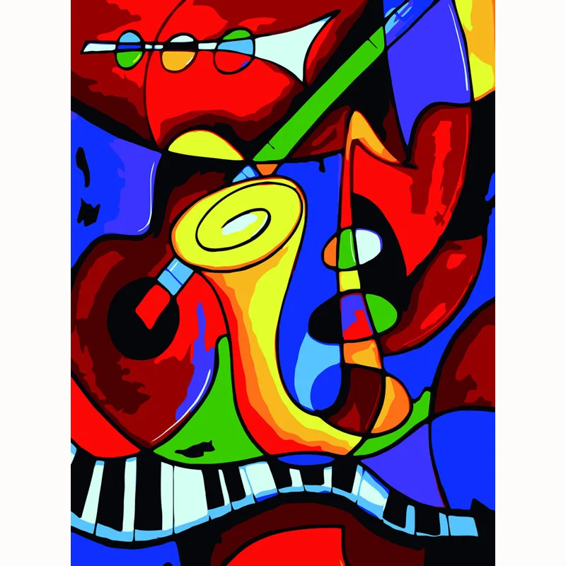 Monde de la musique Picasso bricolage peinture num rique 