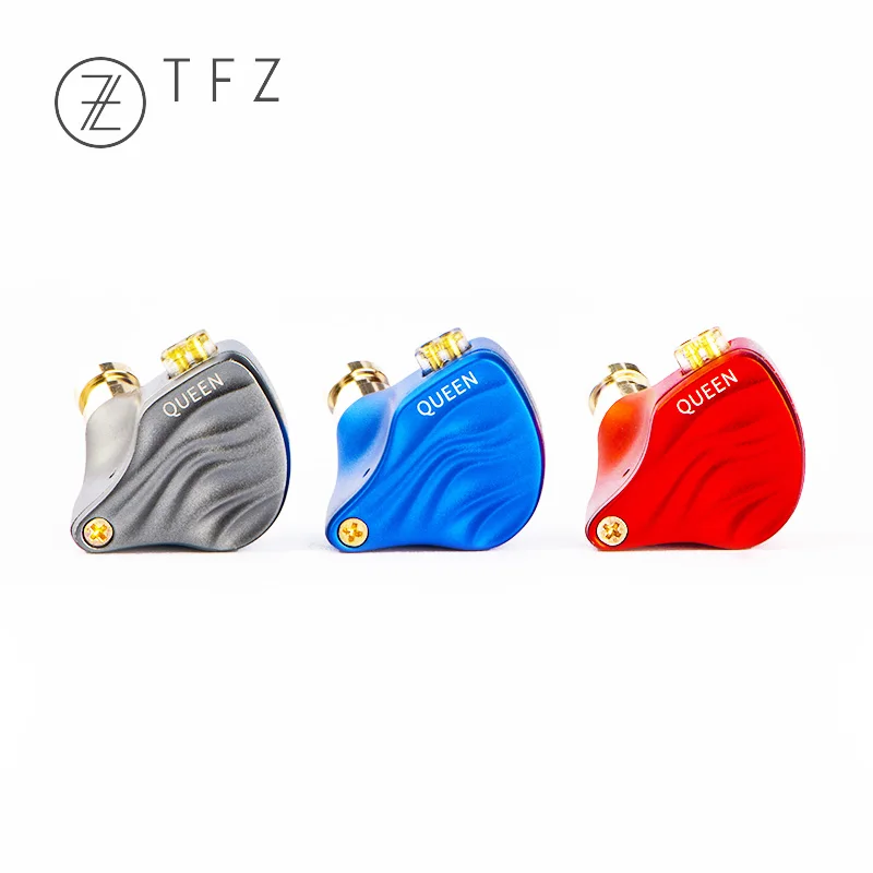 Наушники вкладыши TFZ QUEEN HIFI с монитором динамические наушники IEM со съемными