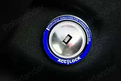 Стикер Двигатели для автомобиля начать переключатель зажигания автомобиля Обложка кольцо для Buick Verano